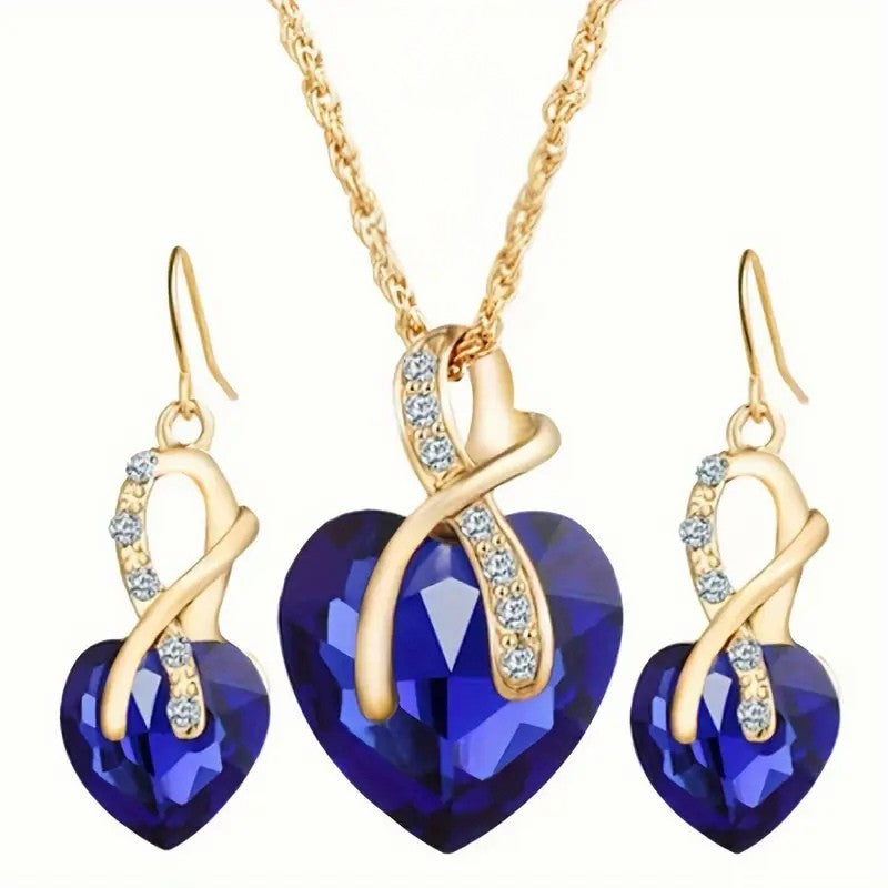 Tanyah | Jewelry Set | Sapphire