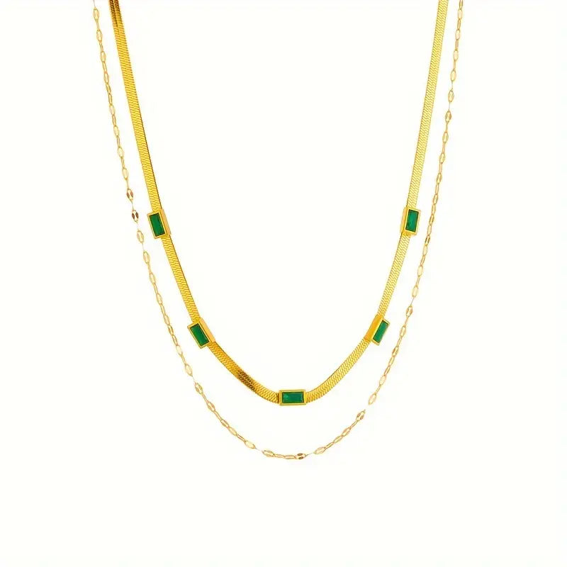 Sorella | Necklace | Emerald