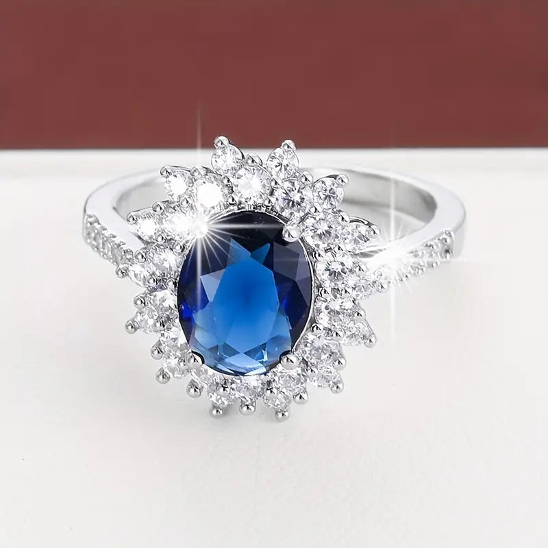 Lettie | Ring | Sapphire | White Gold