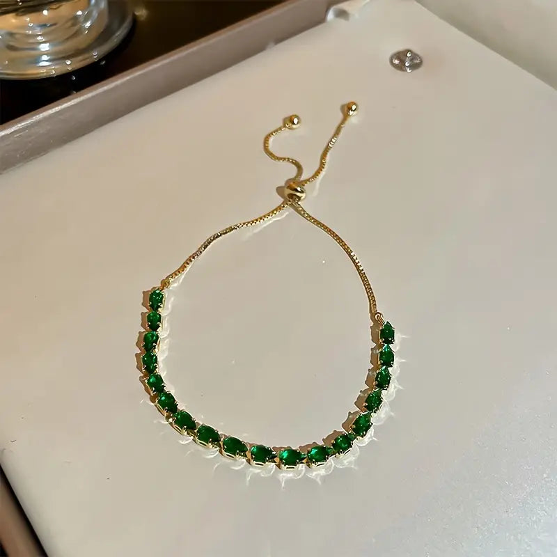 Alessia | Bracelet | Emerald