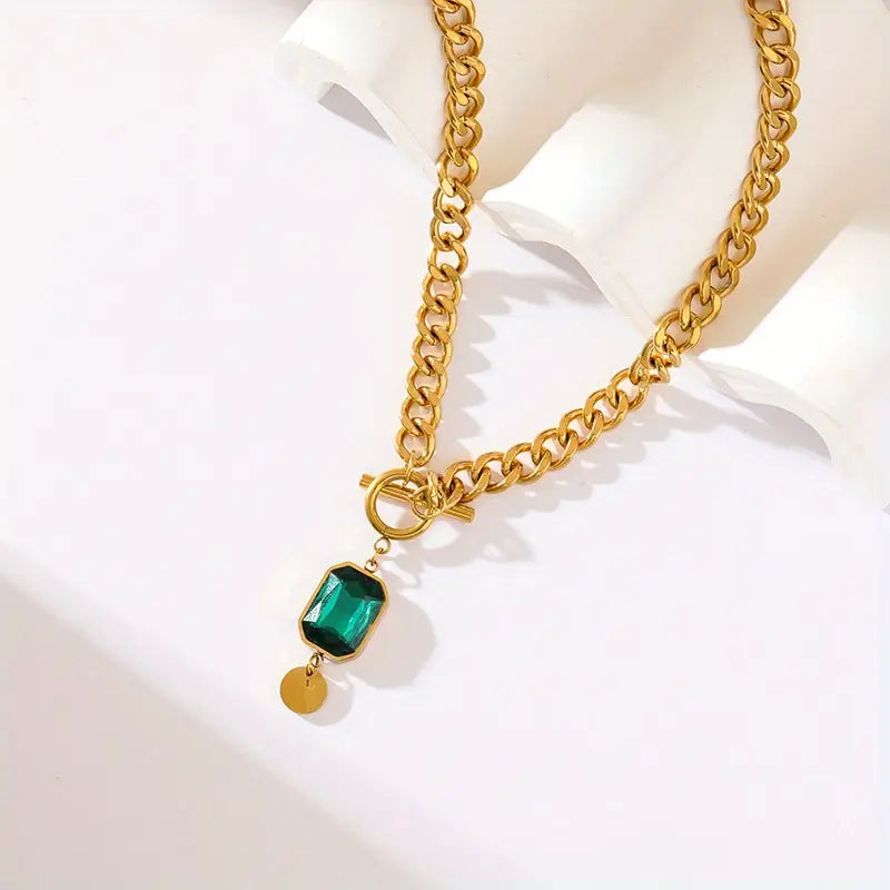 Carola | Necklace | Emerald