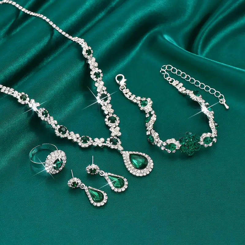 Lysa | Jewelry Set | Emerald