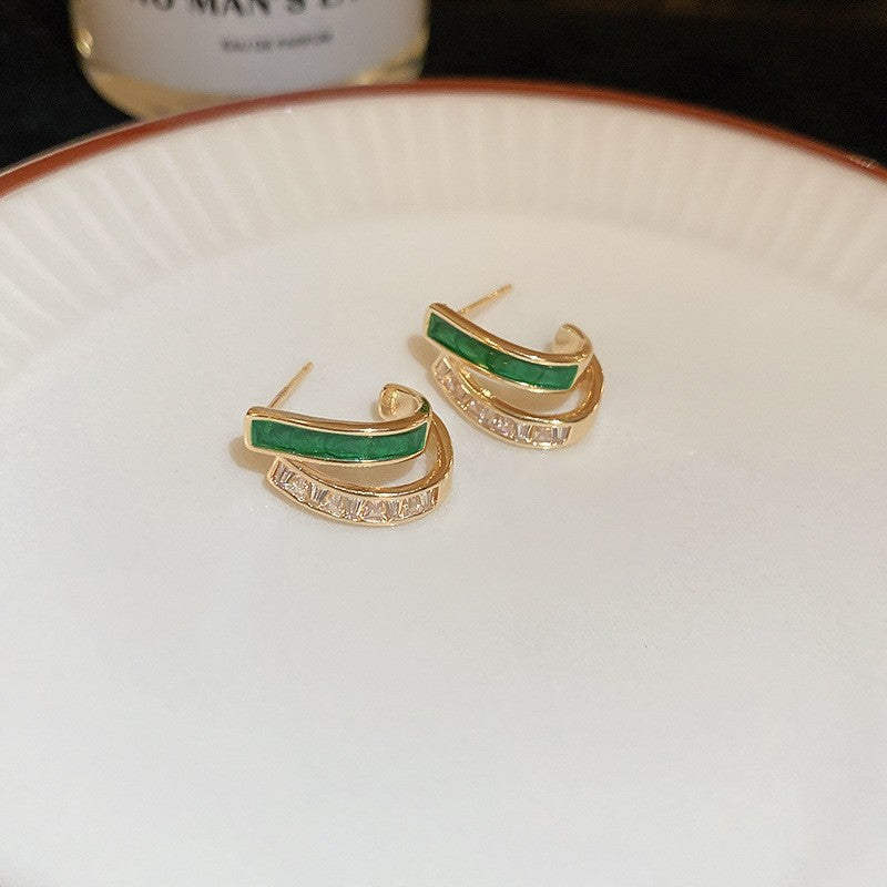 Quincy | Earrings | Emerald