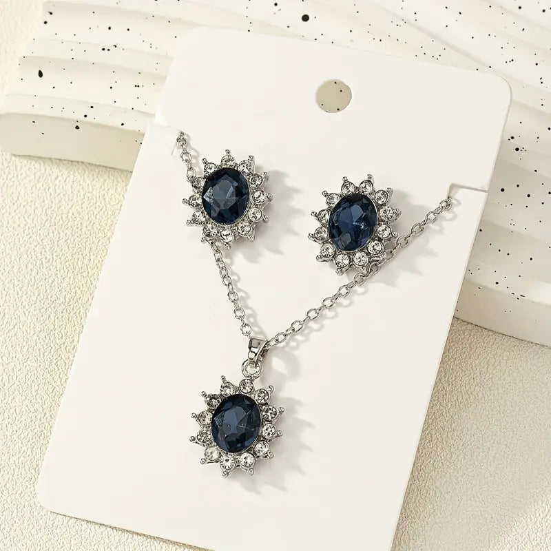Katya | Jewelry Set | Sapphire