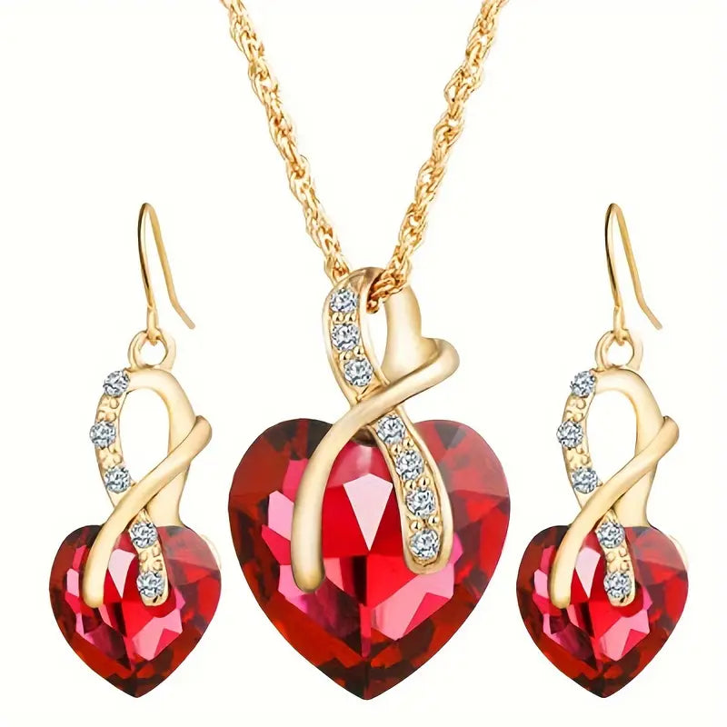 Tanyah | Jewelry Set | Ruby