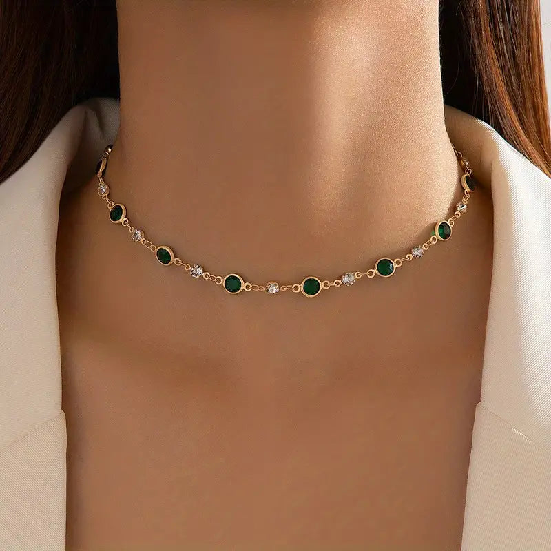 Valeria | Necklace | Emerald