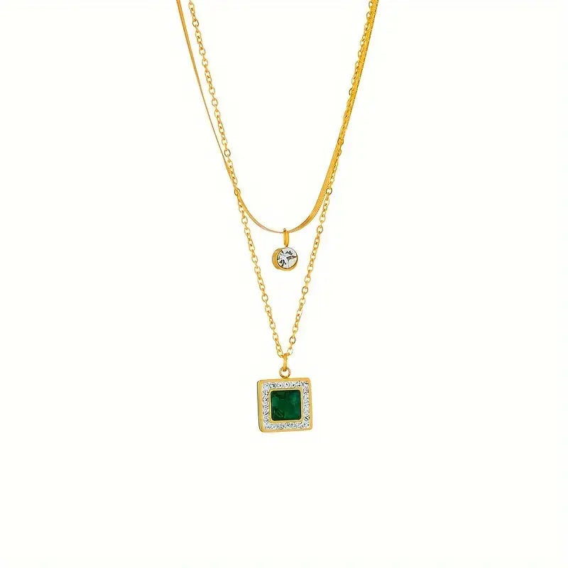 Tiana | Necklace | Emerald