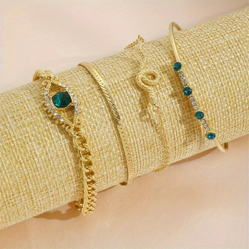 Sierra | Bracelet Set | Emerald