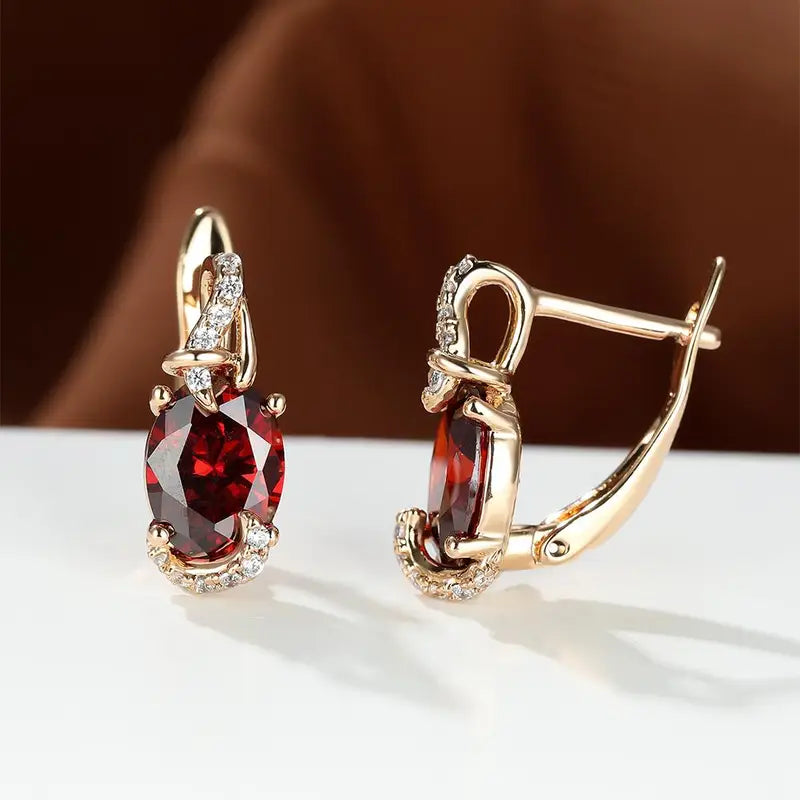 Elliana | Earrings | Ruby