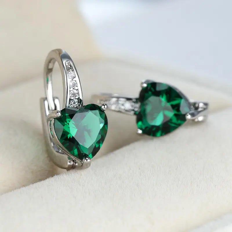 Celeste | Earrings | Emerald