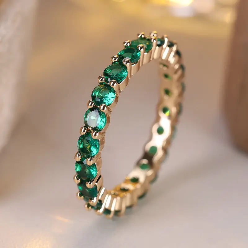 Adrianna | Ring | Emerald | Gold