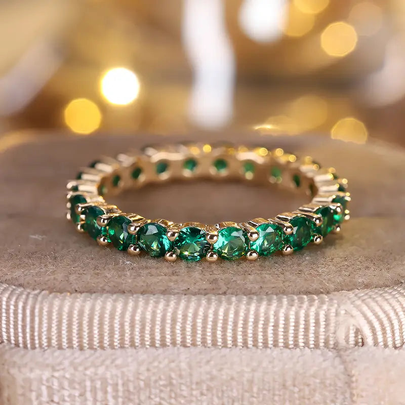 Adrianna | Ring | Emerald | Gold