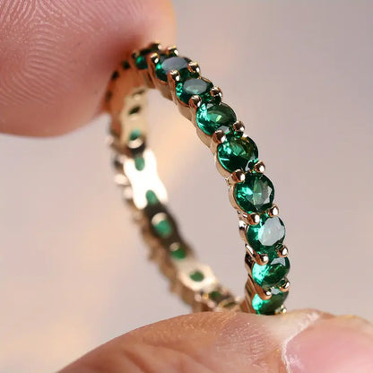 Adrianna | Ring | Emerald | Gold
