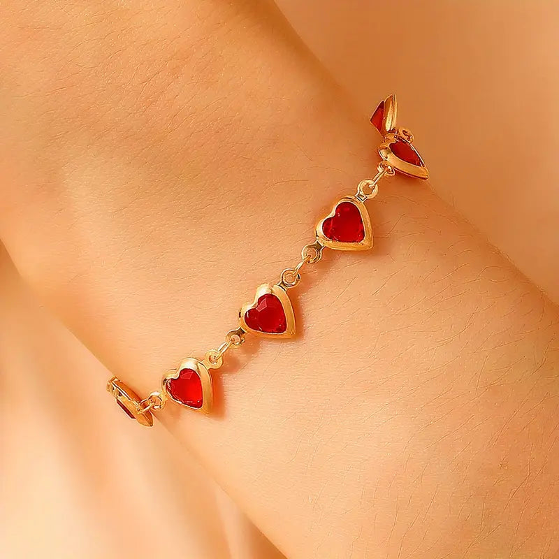 Ophelya | Bracelet | Ruby | Gold