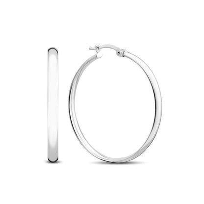 Noa| Earrings | White Gold