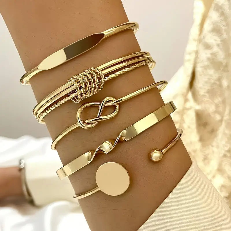 Lisa | Bracelet Set | Gold