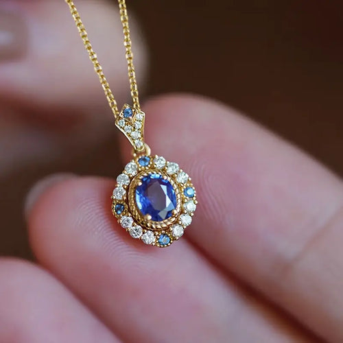 Ada | Necklace | Sapphire