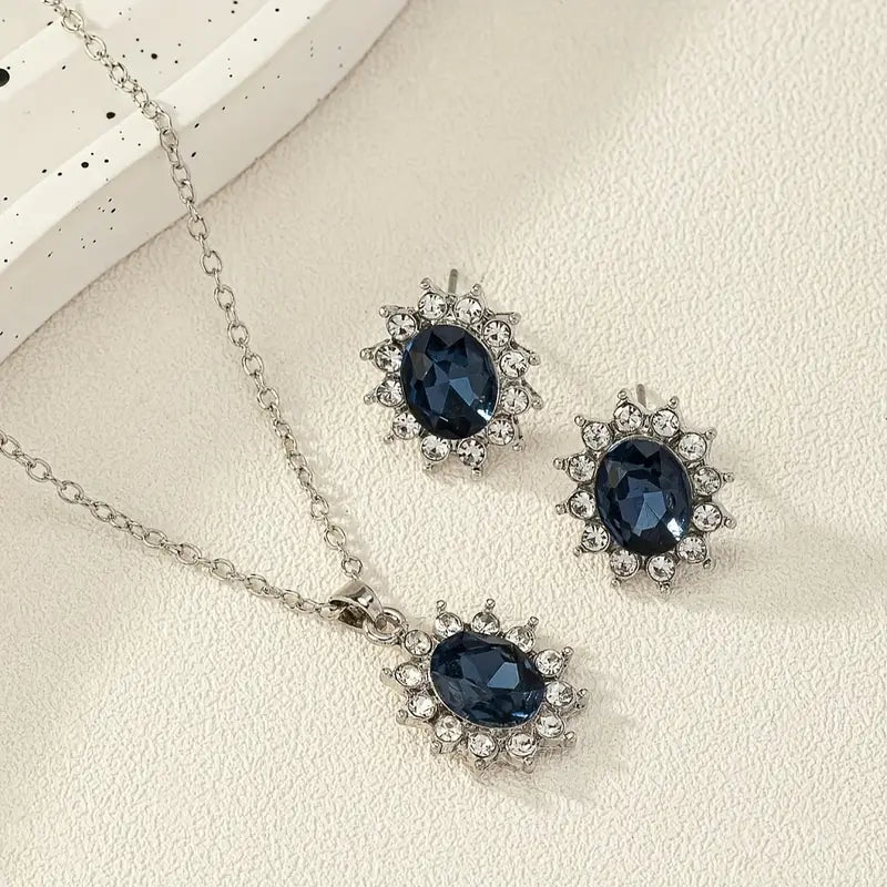 Katya | Jewelry Set | Sapphire