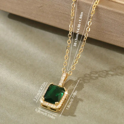 Zarela | Necklace | Emerald