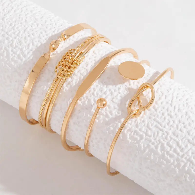 Lisa | Bracelet Set | Gold