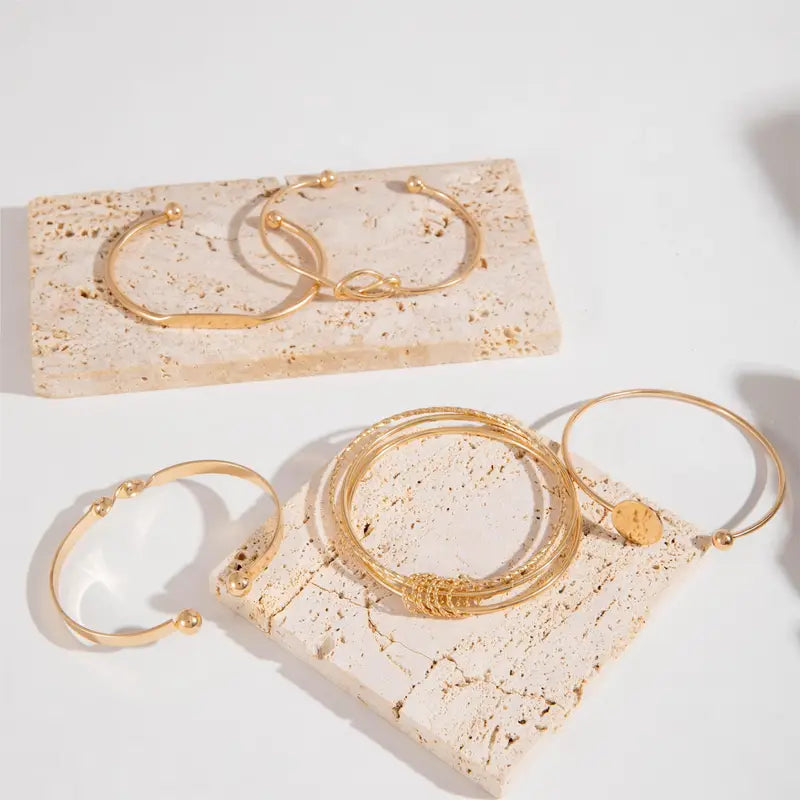 Lisa | Bracelet Set | Gold
