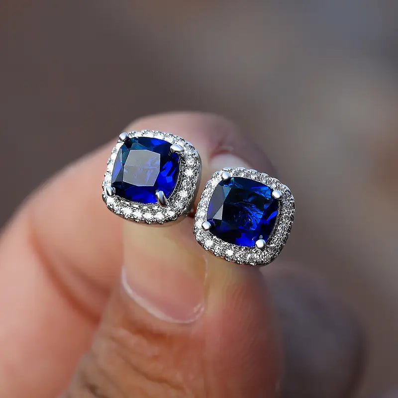 Sarah | Earrings | Sapphire