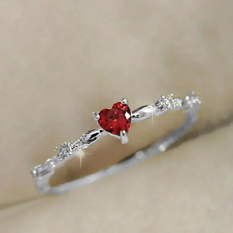 Coralyne | Ring | Ruby |  White Gold