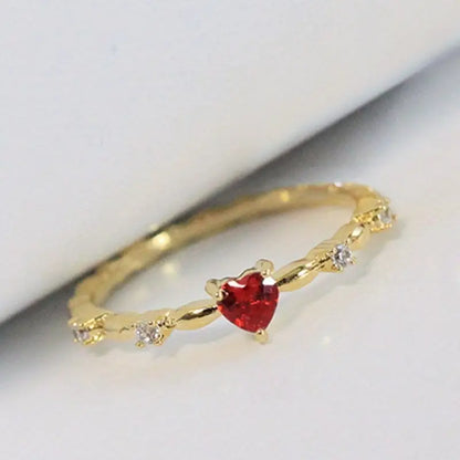 Coralyne | Ring | Ruby |  White Gold