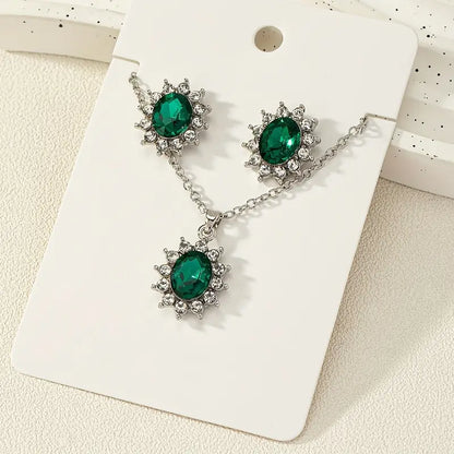 Katya | Jewelry Set | Emerald