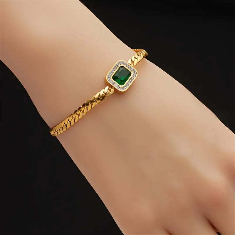 Akira | Bracelet | Emerald
