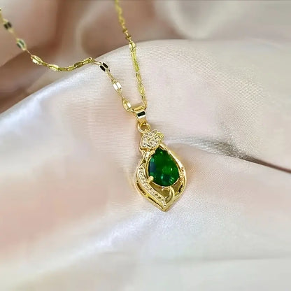 Liana | Necklace | Emerald