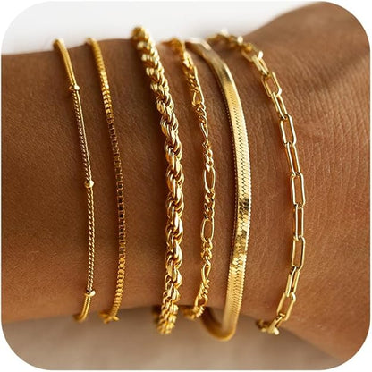 Elsa | Bracelet Set | White Gold