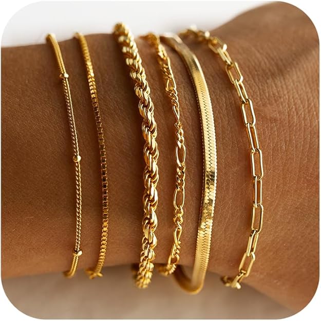 Elsa | Bracelet Set | Gold