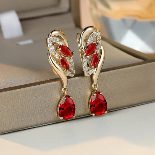 Jana | Earrings | Ruby