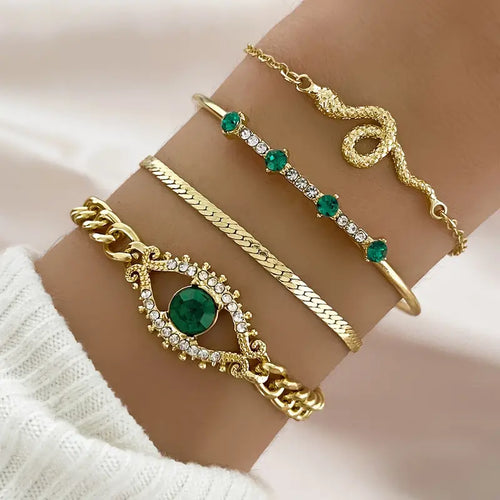 Sierra | Bracelet Set | Emerald