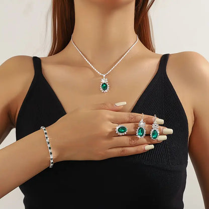 Glorya | Jewelry Set | Emerald