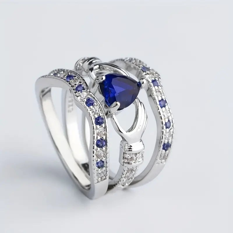 Beatrice | Ring Set | Sapphire