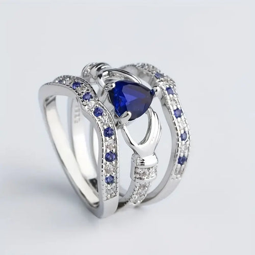 Beatrice | Ring Set | Sapphire