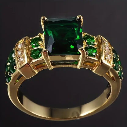 Antonia | Ring | Emerald