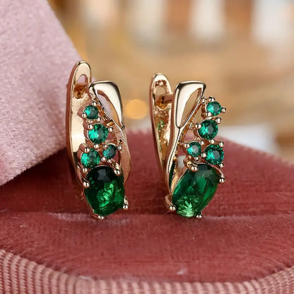 Thess | Earrings | Emerald