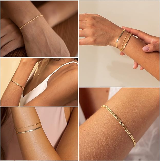 Elsa | Bracelet Set | White Gold
