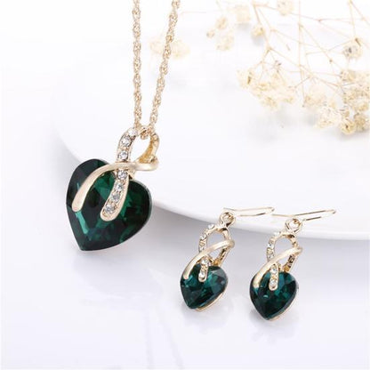 Tanyah | Jewelry Set | Emerald