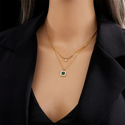 Tiana | Necklace | Emerald