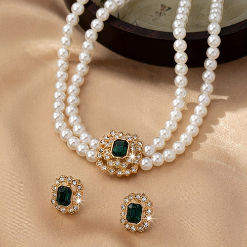 Rosalee | Jewelry Set | Emerald