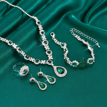 Lysa | Jewelry Set | Emerald