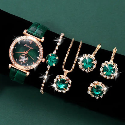 Laura | Jewelry Set | Emerald