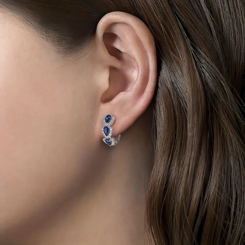 Lilia | Earrings | Sapphire