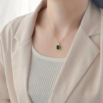 Zarela | Necklace | Emerald