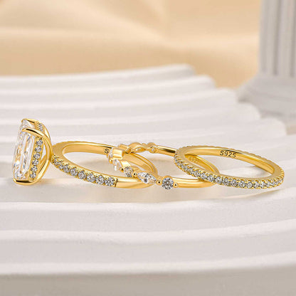 Camila | Ring Set | White Gold
