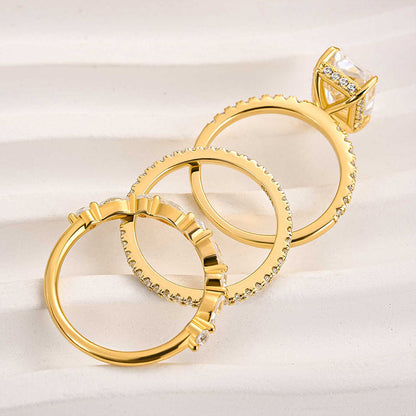 Camila | Ring Set | White Gold